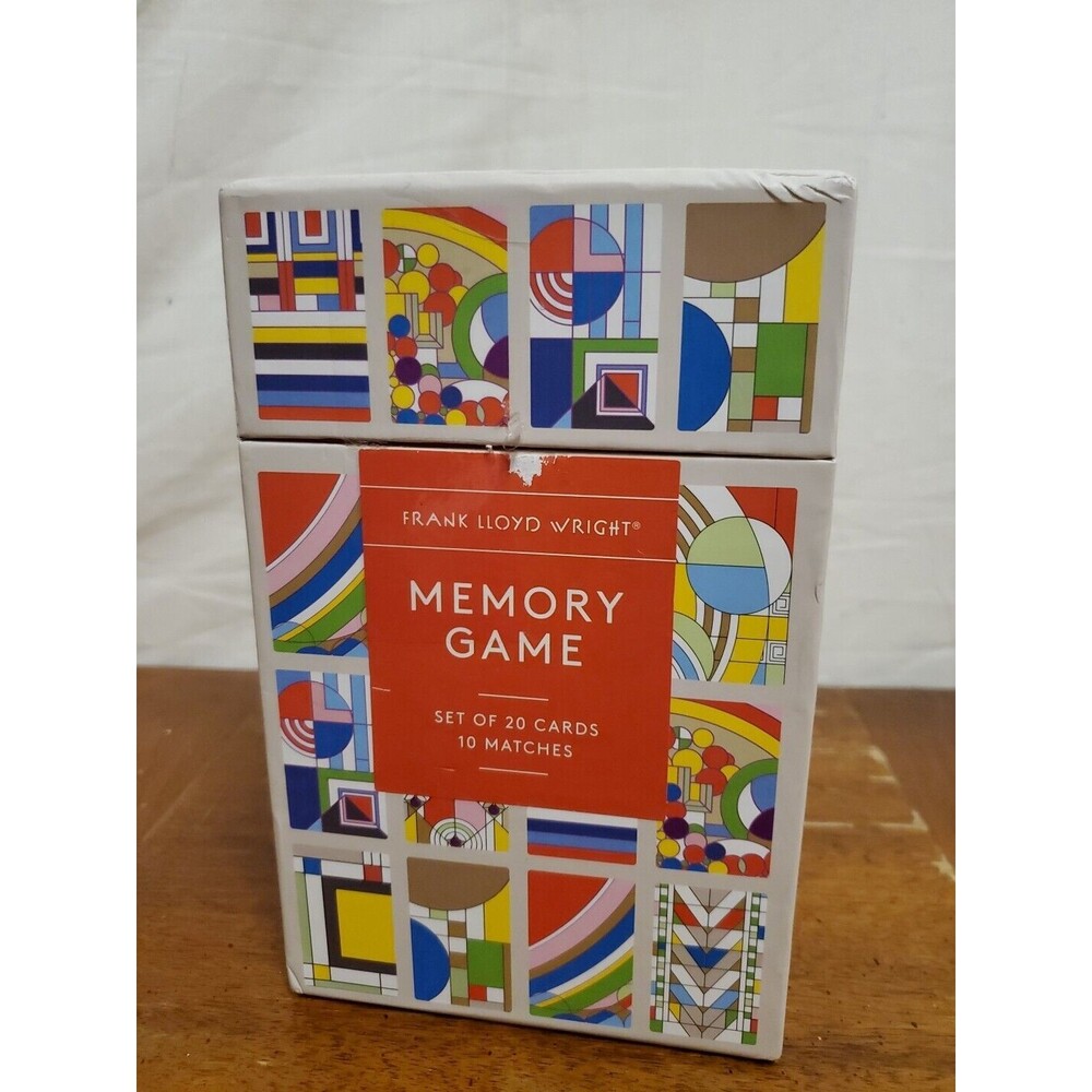 Frank Lloyd Wright Memory Game by Galison (2018, Game) Complete